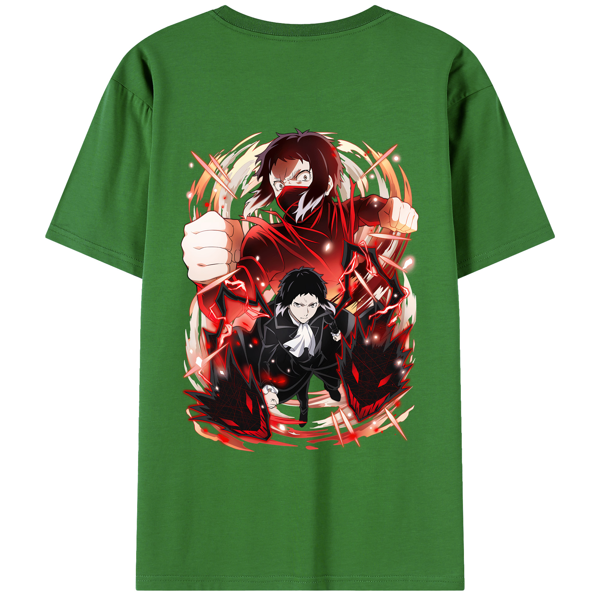 文豪ストレイドッグス Bungo Stray Dogs レディース半袖Tシャツ(バックプリント)